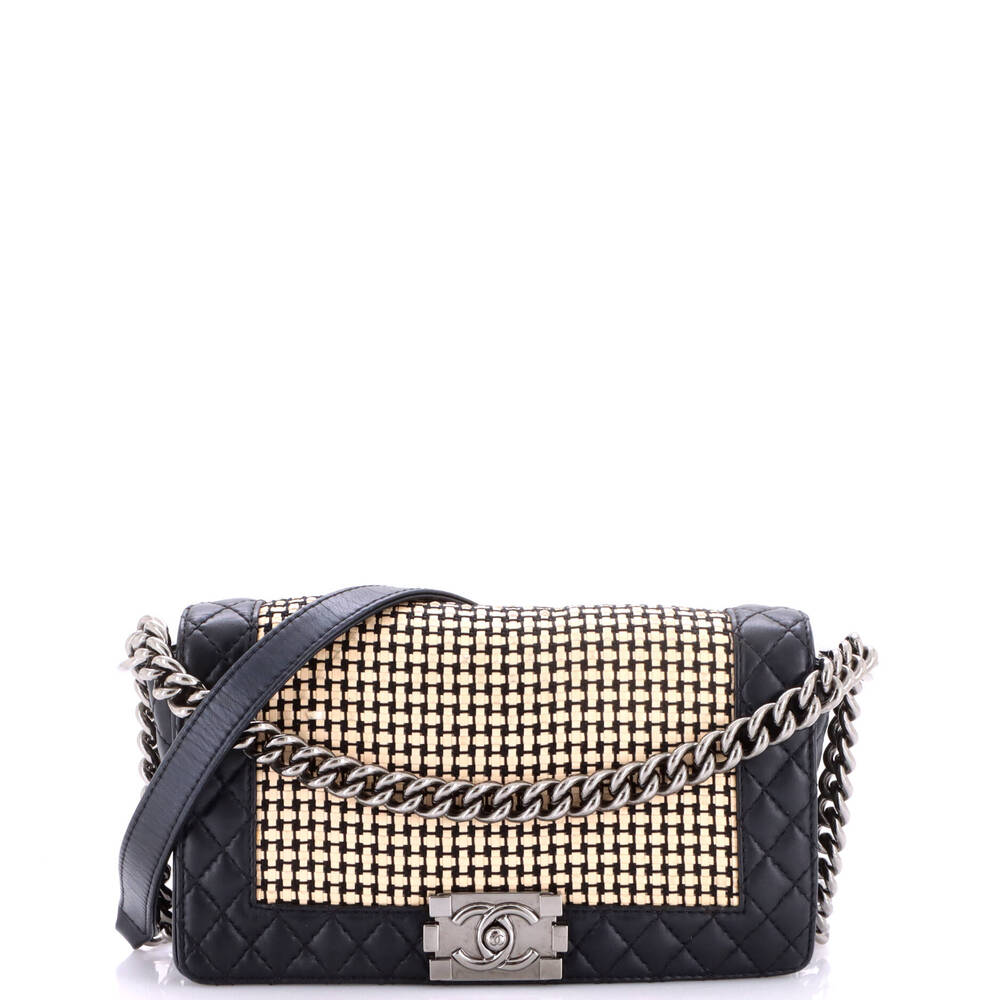 Chanel Reverso Boy Flap Bag Woven #287610C31B